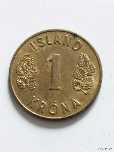 Исландия 1 крона 1971