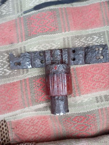 Часть немецкой складной лопаты,с бакелитовым кольцом