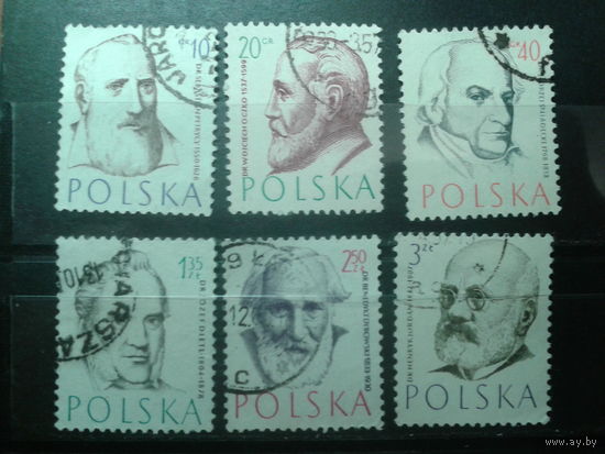 Польша 1957 Знаменитые польские врачи