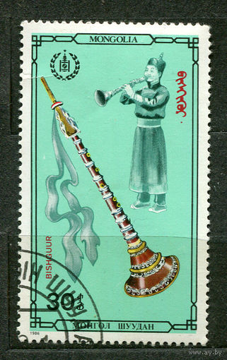 Музыкальные иструменты. Монголия. 1986