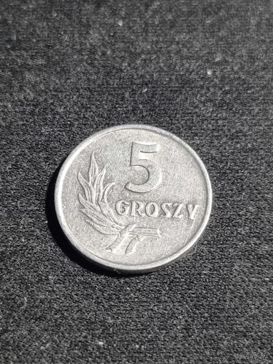 Польша 5 грошей 1962