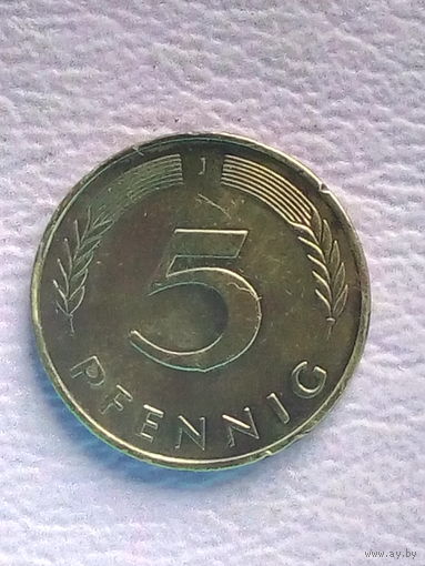 Германия 5 пфеннигов 1977 г. J( Гамбург).