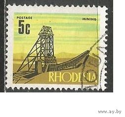 Родезия. Шахтный копёр. 1970г. Mi#92.