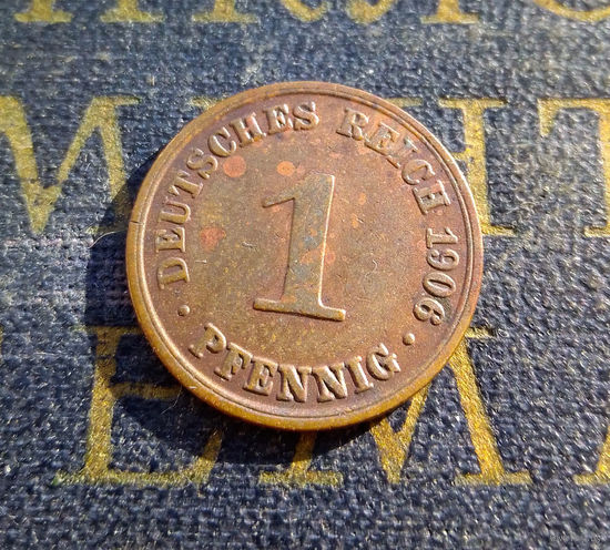 1 пфенниг 1906 А Германская Империя #01