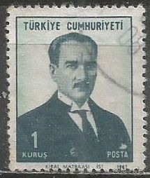 Турция. Кемаль Ататюрк. Первый Президент. 1968г. Mi#2082.