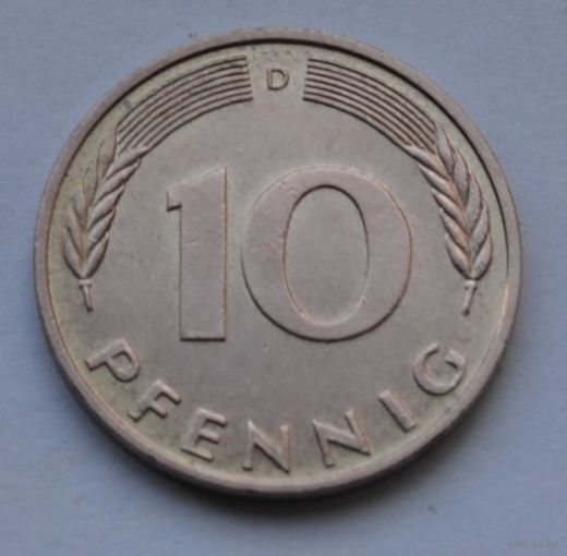 10 пфеннигов 1994 г. D, ФРГ, Германия.