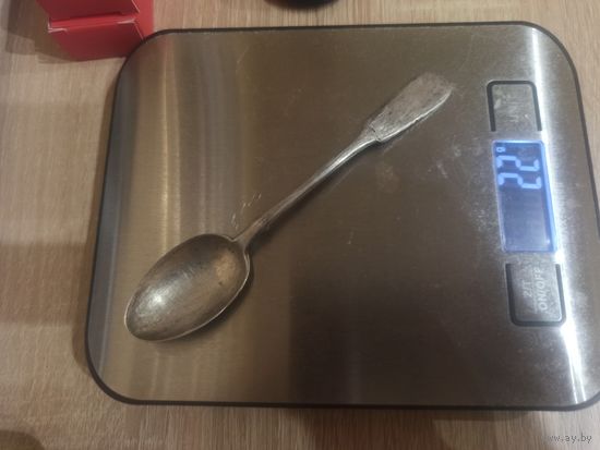 Ложка, серебро 84  проба.