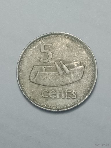 Фиджи 5 центов 1982 года .