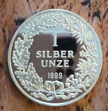 Швейцария 1 унция серебра