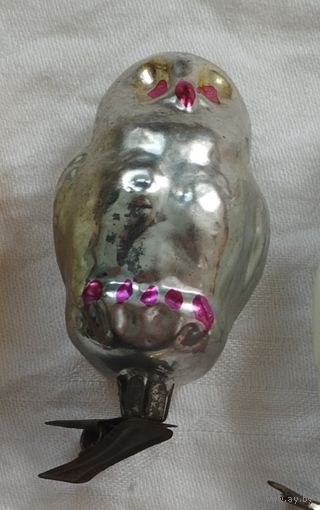 Ёлочная игрушка сова полярная