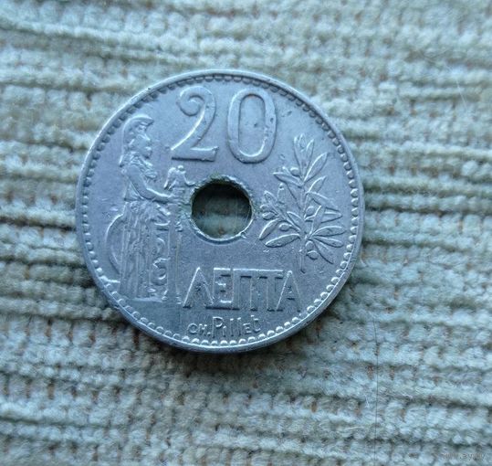 Werty71 Греция 20 лепт 1912 Афина
