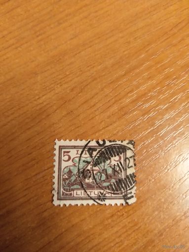 1923 Литва  Мих 195 церковь Святого Георгия религия архитектура дорогая концовка серии (2-5)