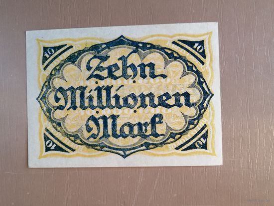 Германия, 10000000 марок, 1923 год, Мёрс (Moers),