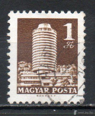 Стандартный выпуск Архитектура Венгрия 1969 год серия из 1 марки