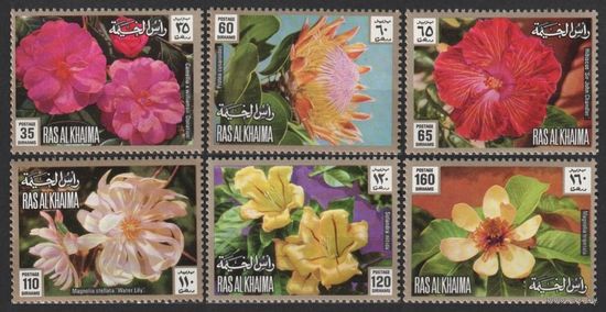 1972 Рас-эль-Хайма 859-864 Цветы 4,00 евро