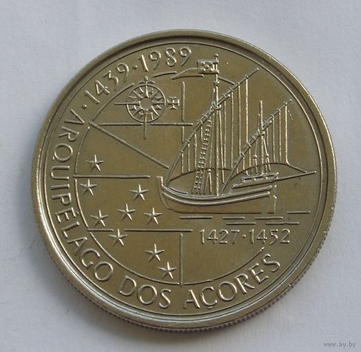 Португалия, 100 Эск. 1989 Азорские острова