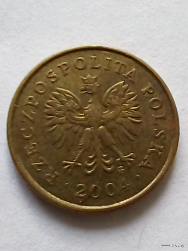 Польша 1 грош 2004 г.