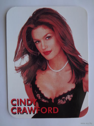 Календарик 2000 г. Синди Кроуфорд.