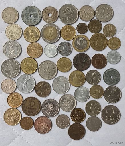 50 монет без повторов 10