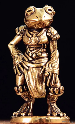 Статуэтка Лягушка Модница Бронза