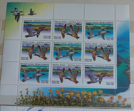 Россия 1995 Птицы