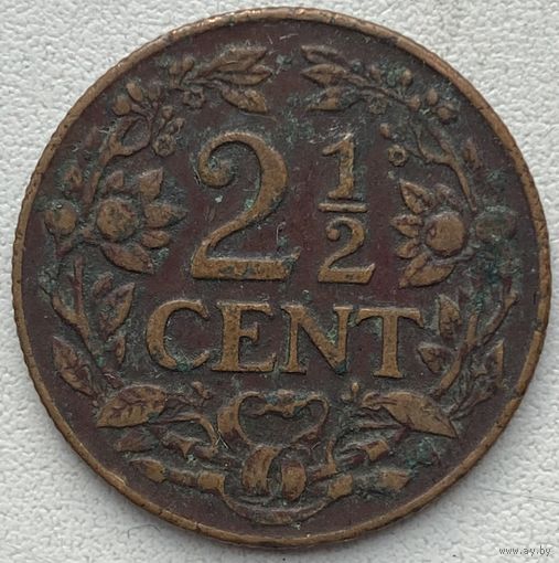 Кюрасао 2,5 цента 1944 г.