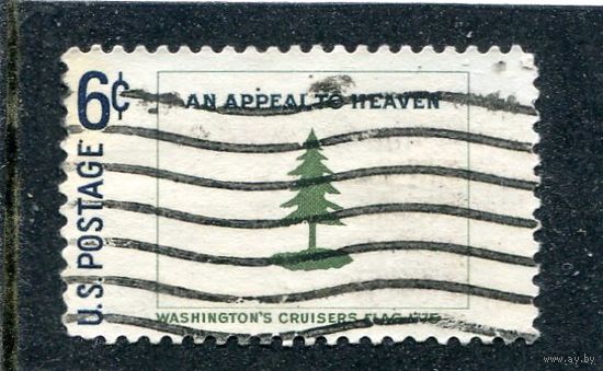 США. Флаг сосна. Обращение к небесам