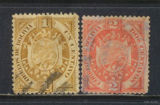 Боливия 1894 Герб Стандарт #38-9 II