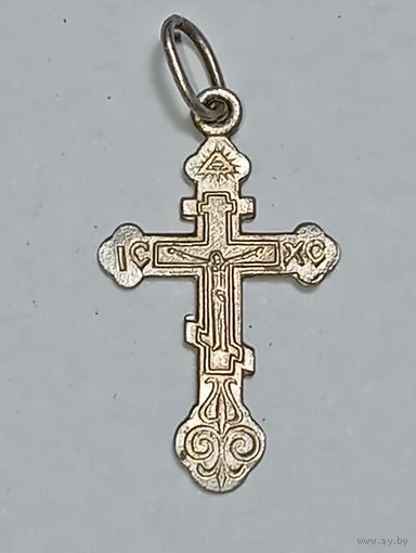 Крестик серебро  925 проба .