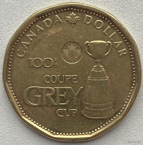 Канада 1 доллар 2012 г. Сотый Кубок Грея