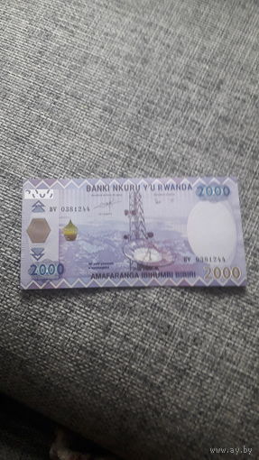 РУАНДА 2000 франков 2014 год2