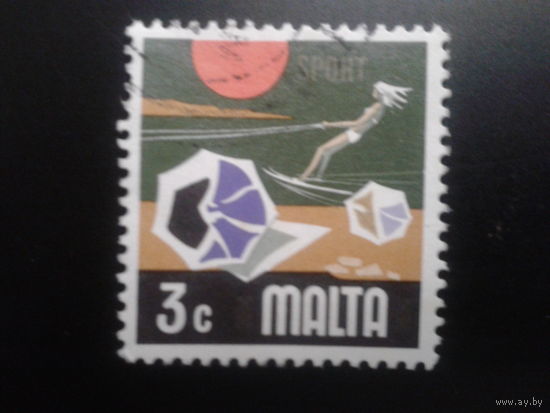 Мальта 1993 водные лыжи