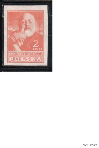 Польша-1947,(Мих.464В) * (без клея)  ,  Стандарт,  Деятели культуры