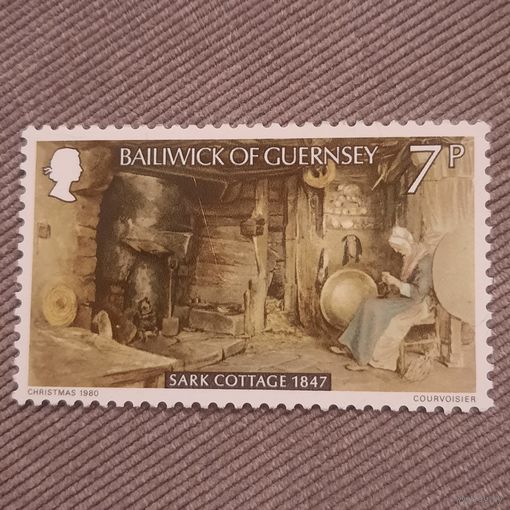 Остров Гернси 1980. Искусство. Sark Cottage 1847