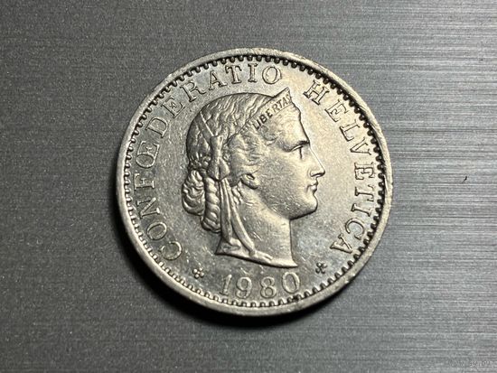 20 раппенов 1980 года. Швейцария.