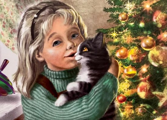 Открытка чистая 10х15 см. Художница Рина Зенюк