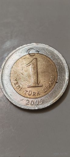 Турция 1 новая лира 2005