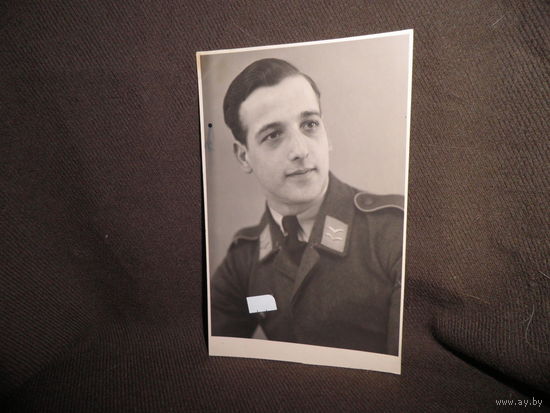 Почтовая карточка военная фотография WW2.Лётчик.(лот 08).С рубля.
