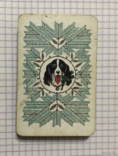 Карты игральные. Охотничьи.  ГДР. Не хватает 4 карты (шестерок).