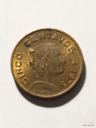 Мексика 5 сентаво 1975