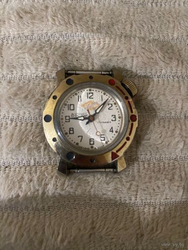 Часы Восток юношеские Спартак с рубля без мпц!