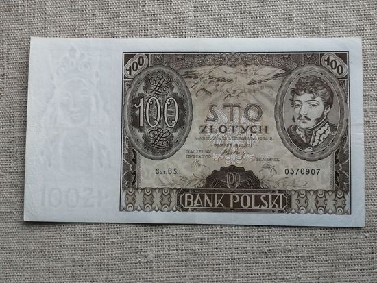 Польша 100  злотых 1934