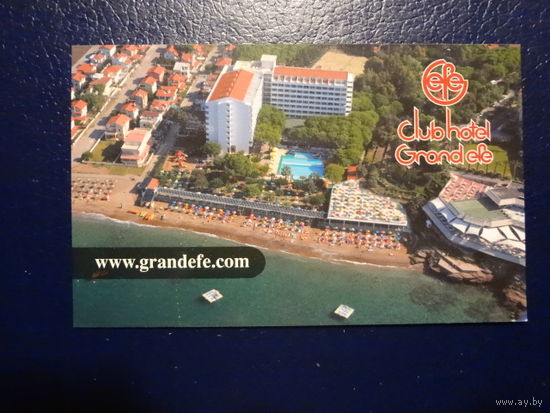 Календарик 2010 г.  Clubhotel Grandefe.