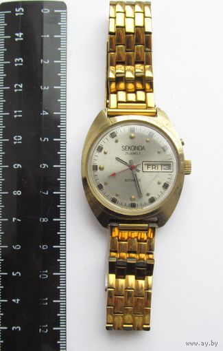 Все лоты с рубля.Часы Sekonda automatic,автоподзавод,тикают