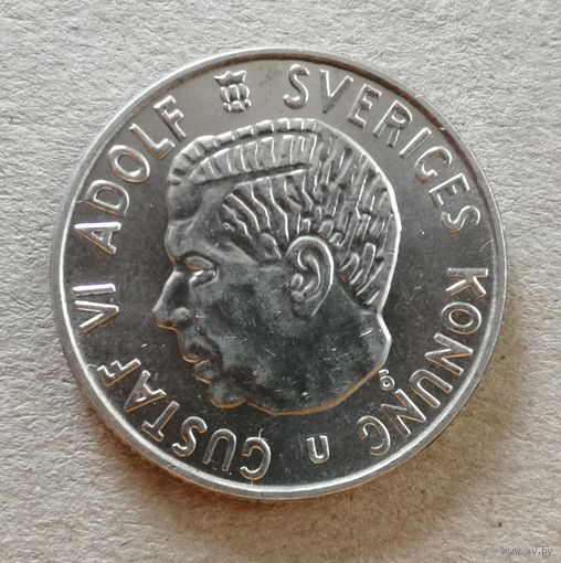 Швеция 2 кроны 1965 г., KM# 827