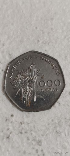 Сан томе и Принсипи 1000 добрас 1997