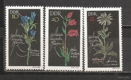 ФФ1 ГДР 1966 Цветы