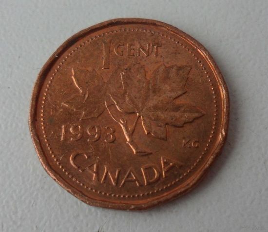 1 цент Канада 1993 г.в. KM# 181
