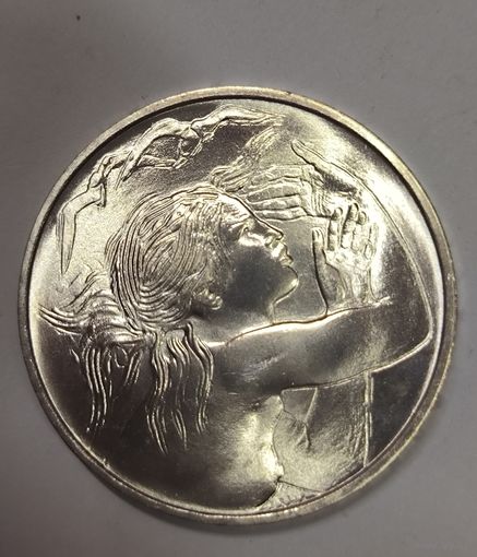 1000 лир 1979 Сан-Марино ярчайшая!