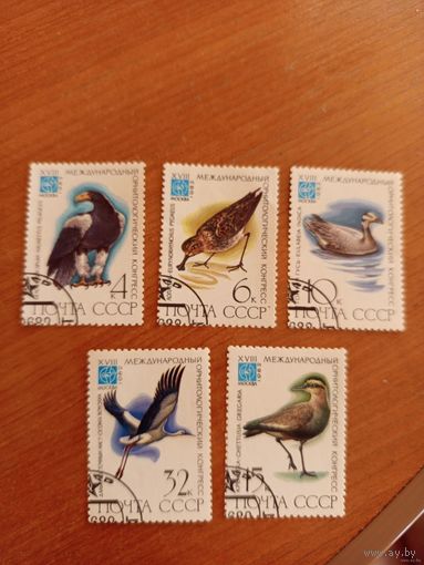 1982 СССР фауна птицы серия MNH** (3-11)